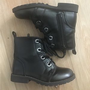 Old Navy Moto Boots 8 Girls